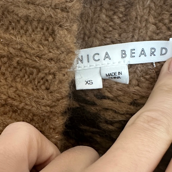 Veronica Beard beaded fair isle sweater - Picture 3 of 3